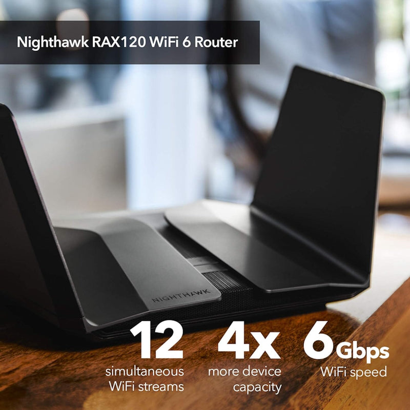 NETGEAR Nighthawk WiFi 6 Router RAX120 Computer Accessories - DailySale