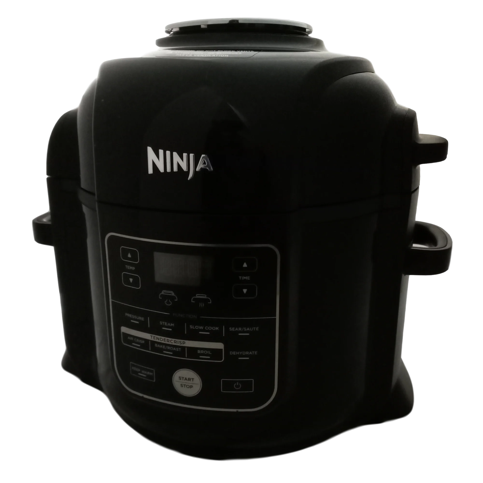 Ninja OP402 Foodi Deluxe 9-in-1 Pressure Broil Dehydrate Slow Cooker Air Fryer and More 8-Quart (Refurbished) Kitchen Appliances - DailySale