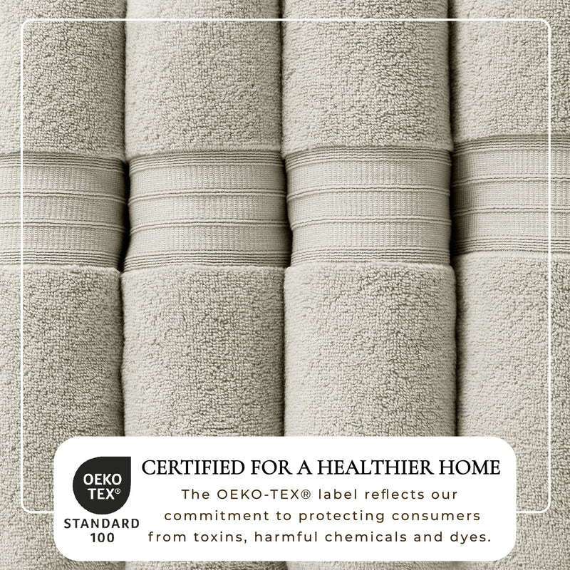 100% Cotton Premium Bath Towel Set - Chiara Collection