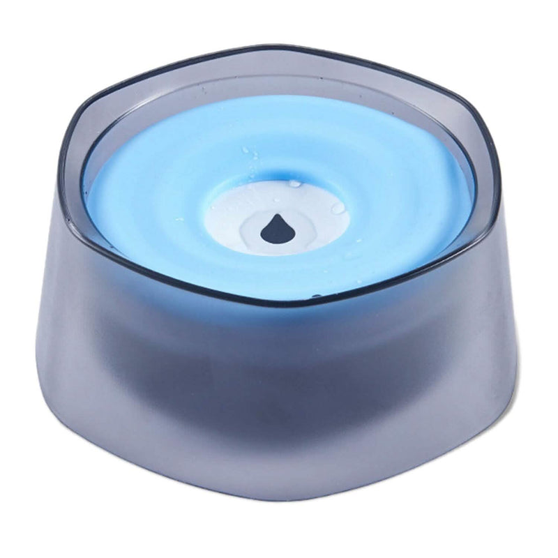 No Spill Dog Cat Water Bowl Spill Proof Slow Water Feeder Pet Supplies Blue - DailySale