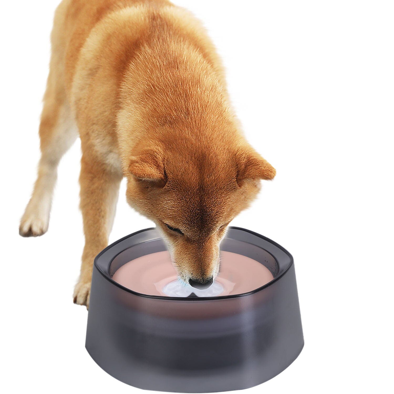 No Spill Dog Cat Water Bowl Spill Proof Slow Water Feeder Pet Supplies - DailySale