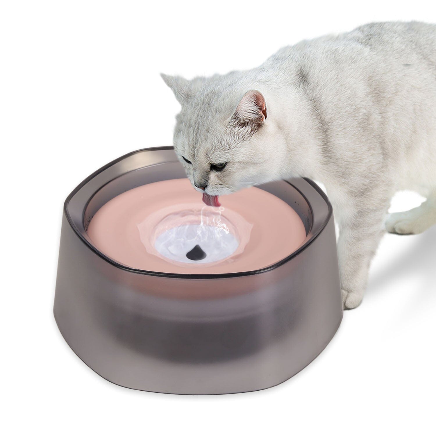 No Spill Dog Cat Water Bowl Spill Proof Slow Water Feeder Pet Supplies - DailySale