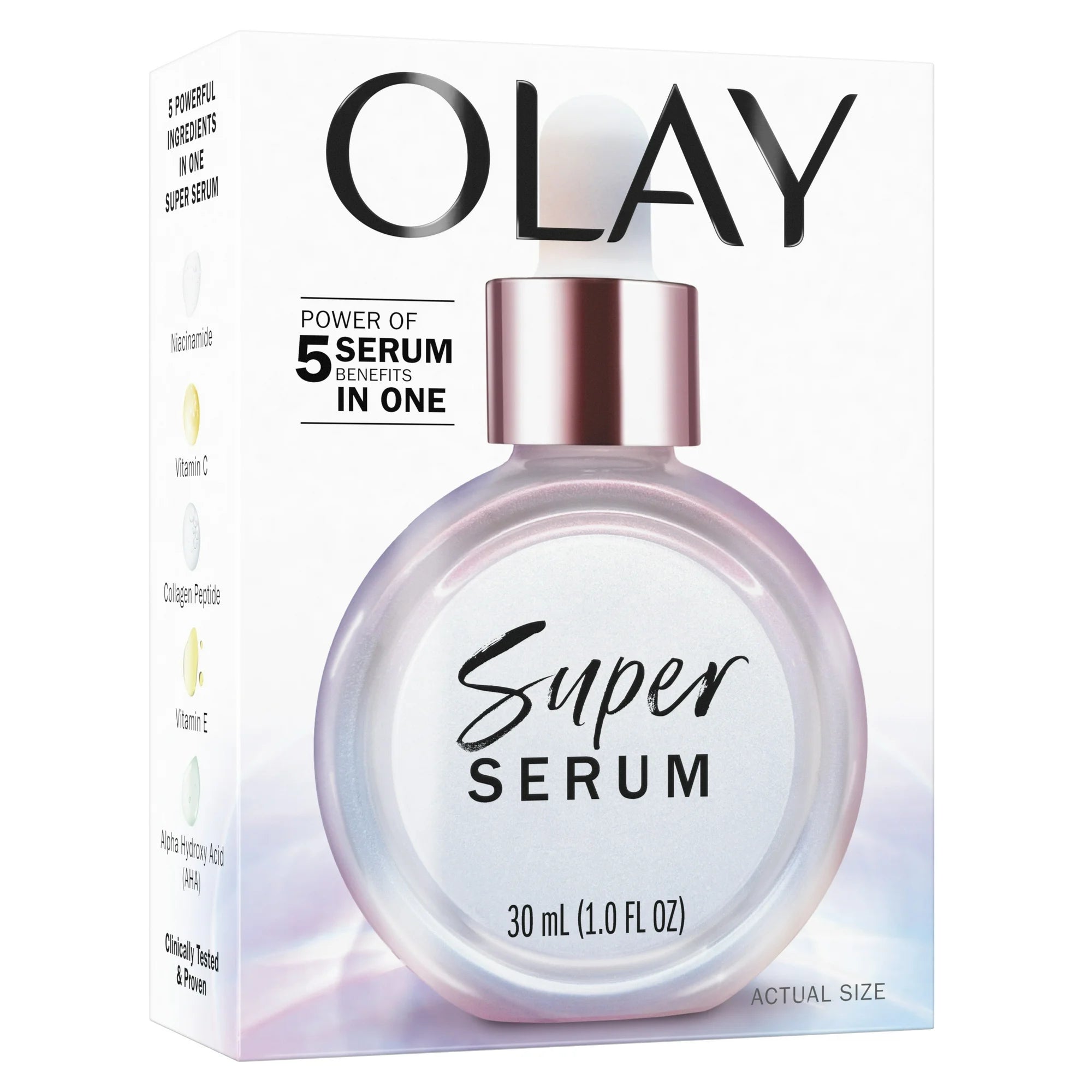 Olay Super Serum 5-in-1 Anti-Aging Face Serum, Smoothing Serum, All Skin Types Beauty & Personal Care - DailySale