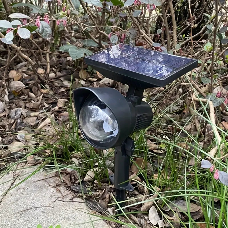 Outdoor Solar Rotating Color Projection Lamp Outdoor Lighting - DailySale