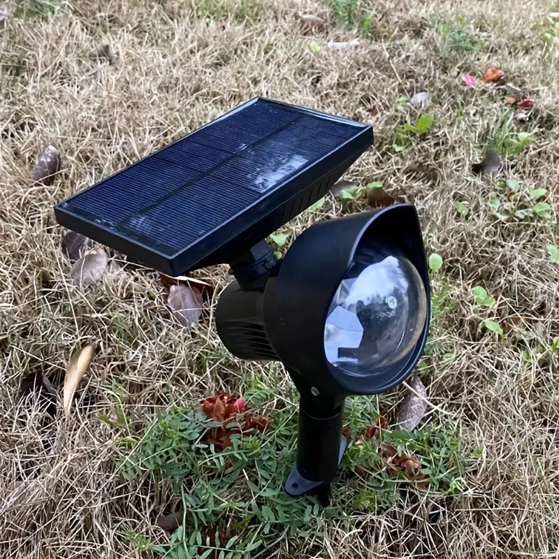Outdoor Solar Rotating Color Projection Lamp Outdoor Lighting - DailySale
