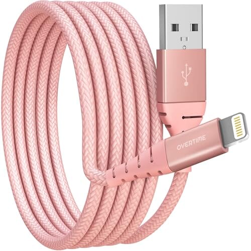 Overtime iPhone MFi Certified 10ft Smart Charging USB A to Lightning Cable Mobile Accessories - DailySale