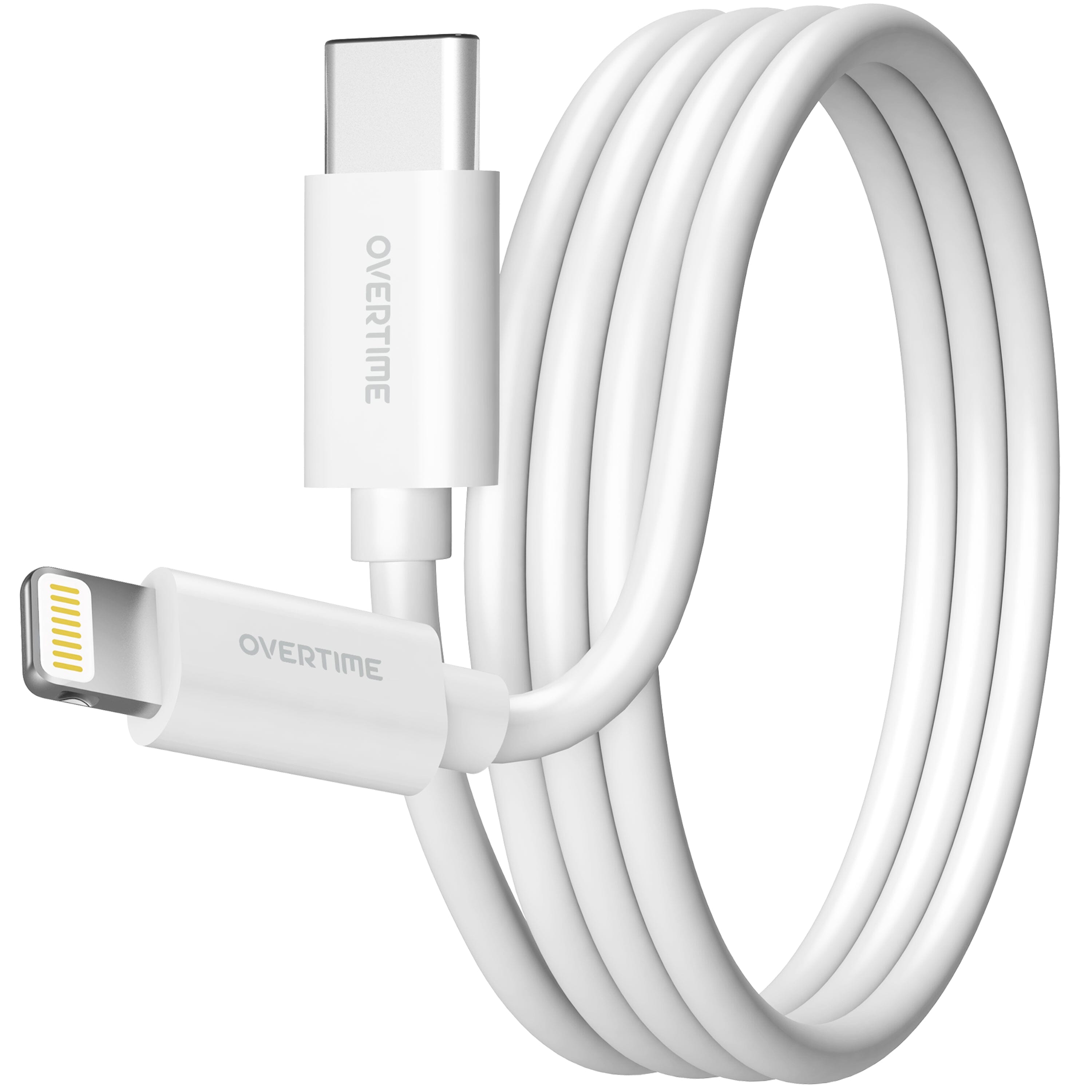 Overtime iPhone MFI Certified 6ft Smart USB-C to Lightning Cable Mobile Accessories - DailySale