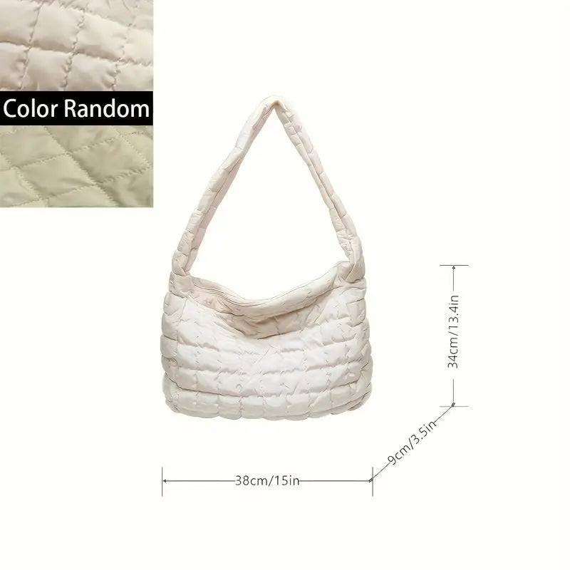 Padded Argyle Quilted Crossbody Hobo Bag Bags & Travel - DailySale