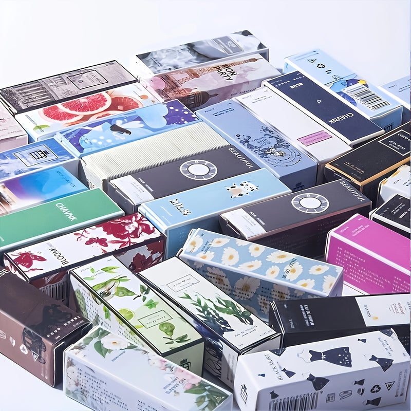 Printed boxes the mini perfume vials come in