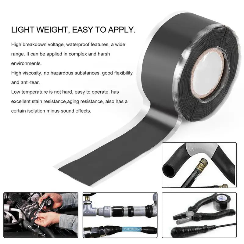 Performance Self-Fluxing Silicone Tape Adhesive Insulating Duct Tapes Everything Else - DailySale