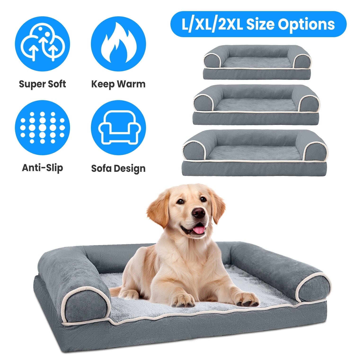 Pet Bed Cushion Couch Pet Supplies - DailySale