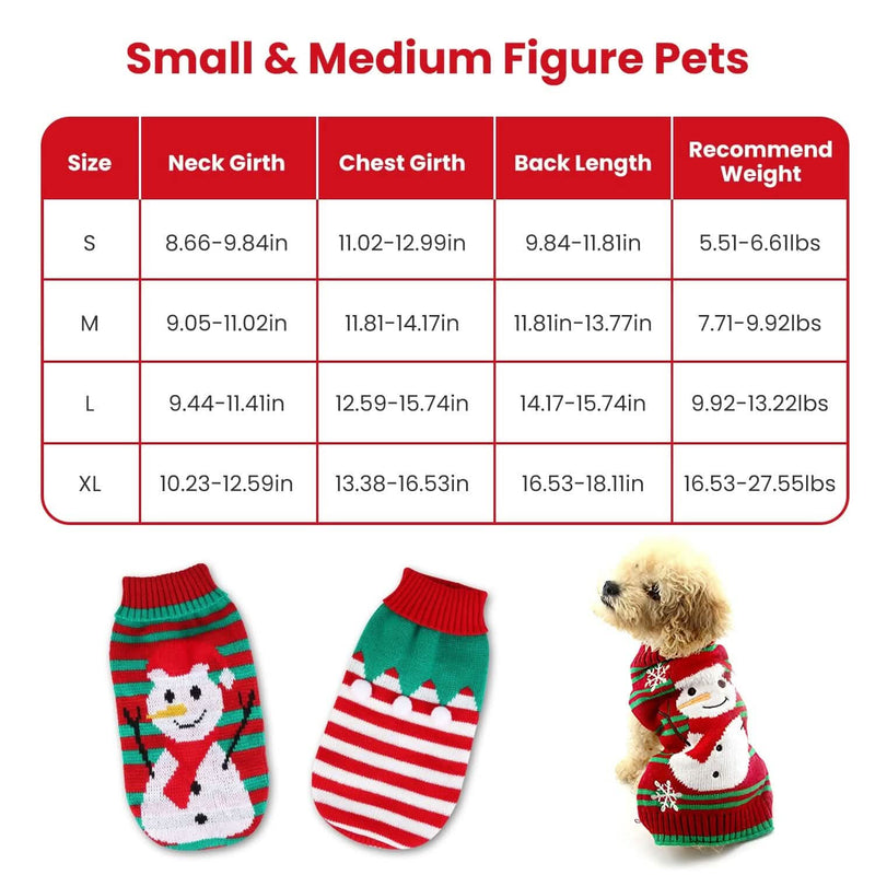 Pet Christmas Turtleneck Sweater Pet Supplies - DailySale