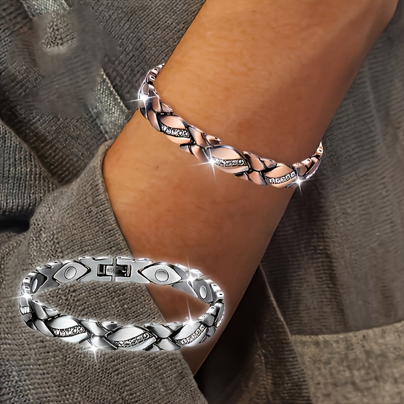 Magnetic Energy Therapy Pain Relief Copper Bracelet For Men And Women