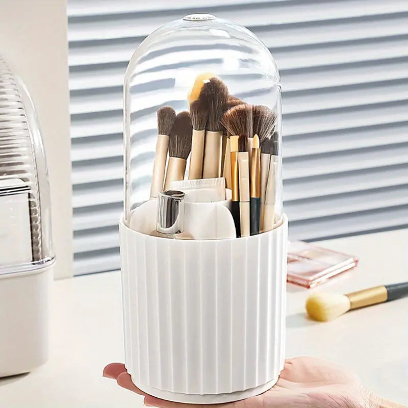 Plastic Makeup Brush Storage Box Beauty & Personal Care White - DailySale