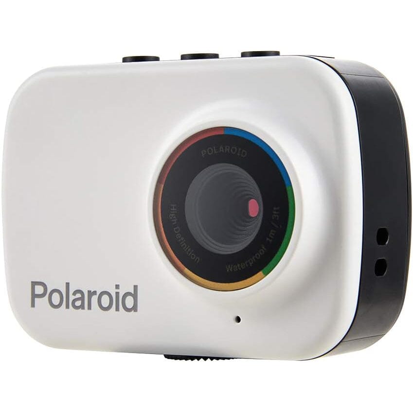 Polaroid Sport Action Camera 720p 12.1mp, Waterproof Camcorder Video Camera with Built in Rechargeable Battery and Mounting Accessories, Cameras & Drones - DailySale