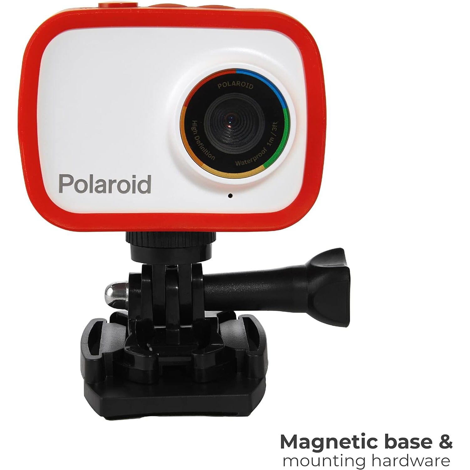 Polaroid Sport Action Camera 720p 12.1mp, Waterproof Camcorder Video Camera with Built in Rechargeable Battery and Mounting Accessories, Cameras & Drones - DailySale