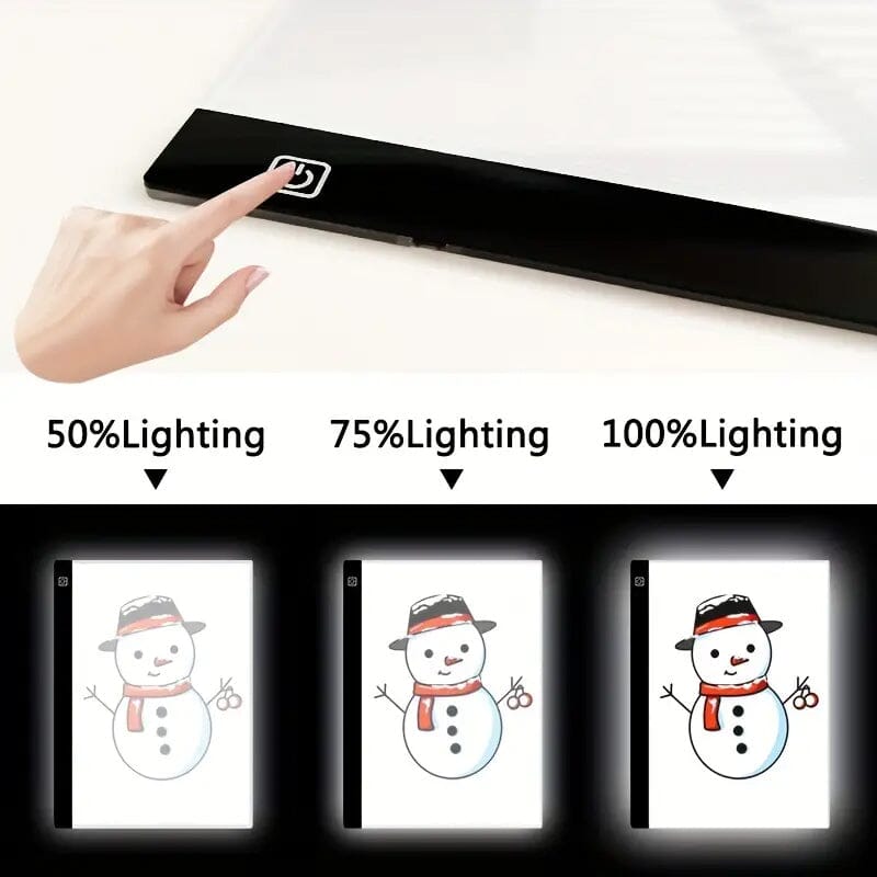 Portable A4 LED Copy Board Light Tracing Pad Arts & Crafts - DailySale