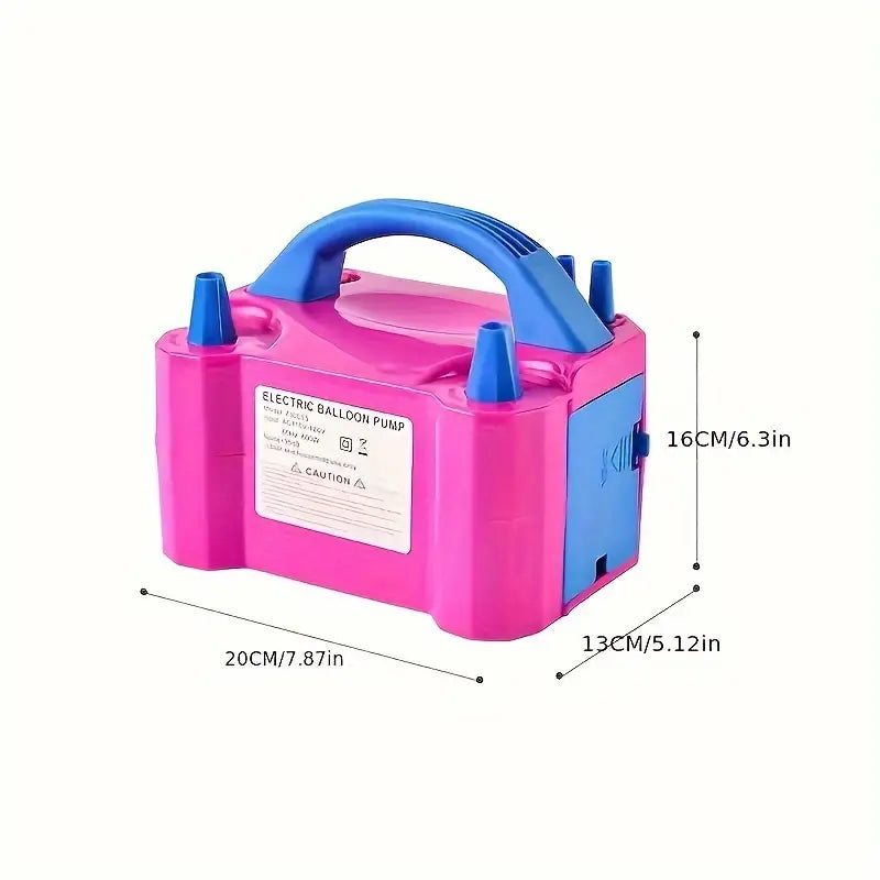 Portable Dual Nozzle Electric Air Balloon Pump and Tying Tool Holiday Decor & Apparel - DailySale