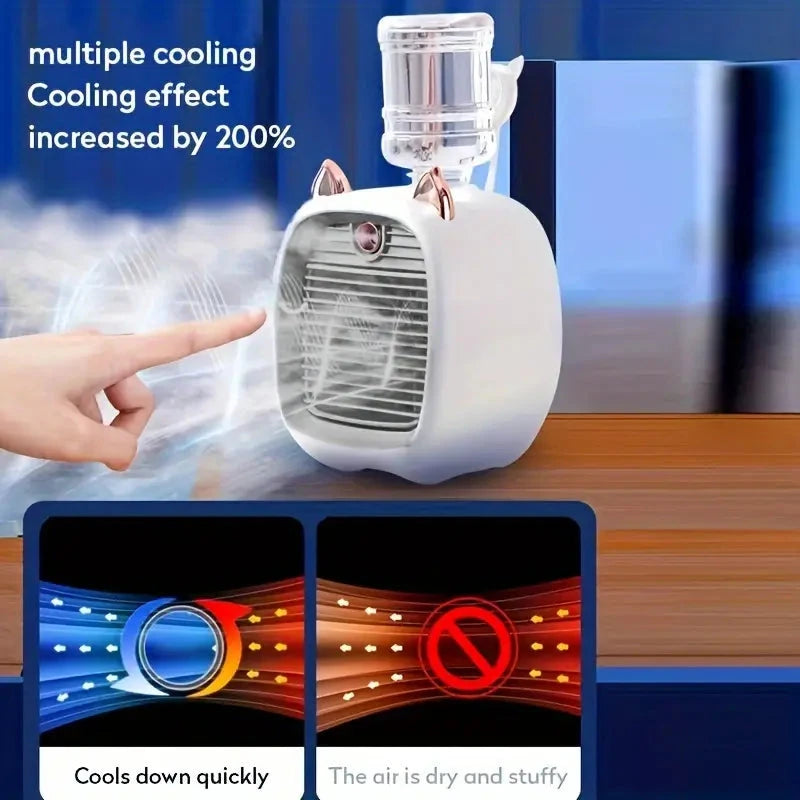 Portable Mini Air Condition Cooler Household Appliances - DailySale