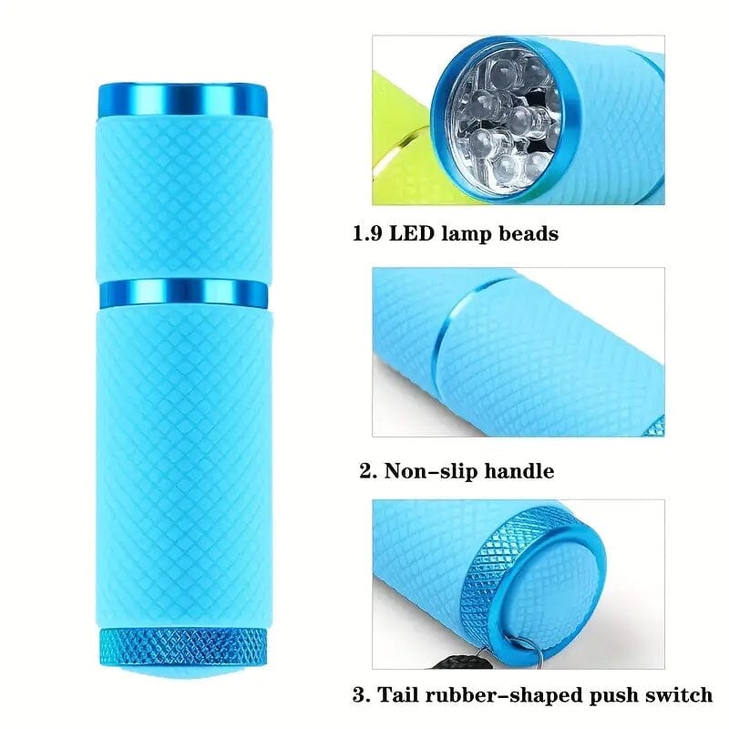 Portable Mini Flashlight Nail Lamp with 9 Lamp Beads Beauty & Personal Care - DailySale