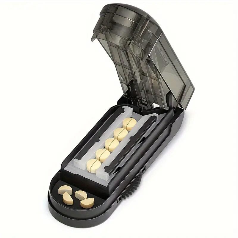 Portable Pill Medicine Cutter Wellness Black - DailySale