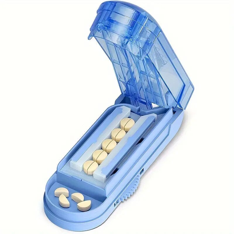 Portable Pill Medicine Cutter Wellness Blue - DailySale