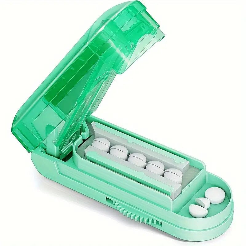 Portable Pill Medicine Cutter Wellness Cyan - DailySale