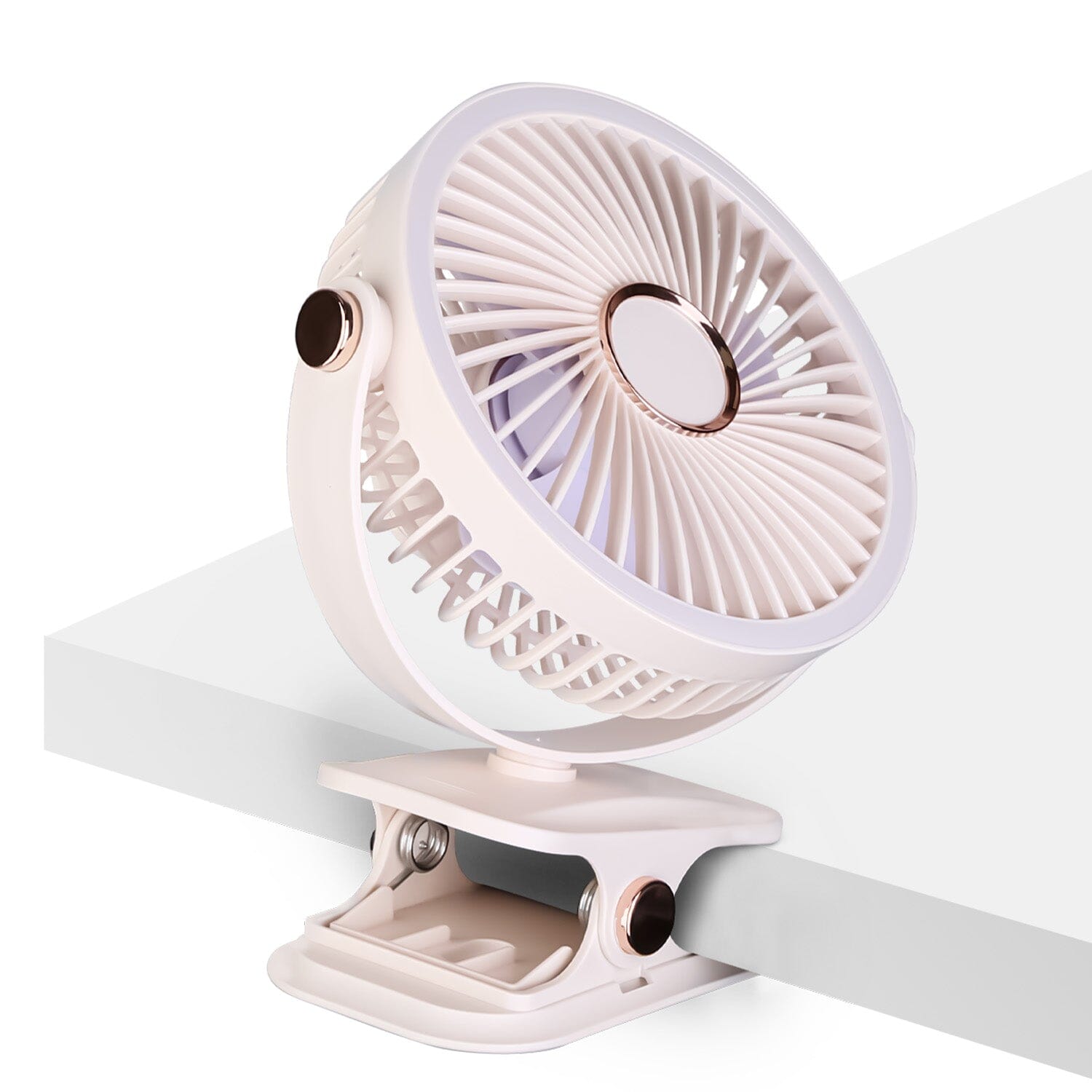 Portable Quiet Rechargeable Clip-On Fan Household Appliances - DailySale