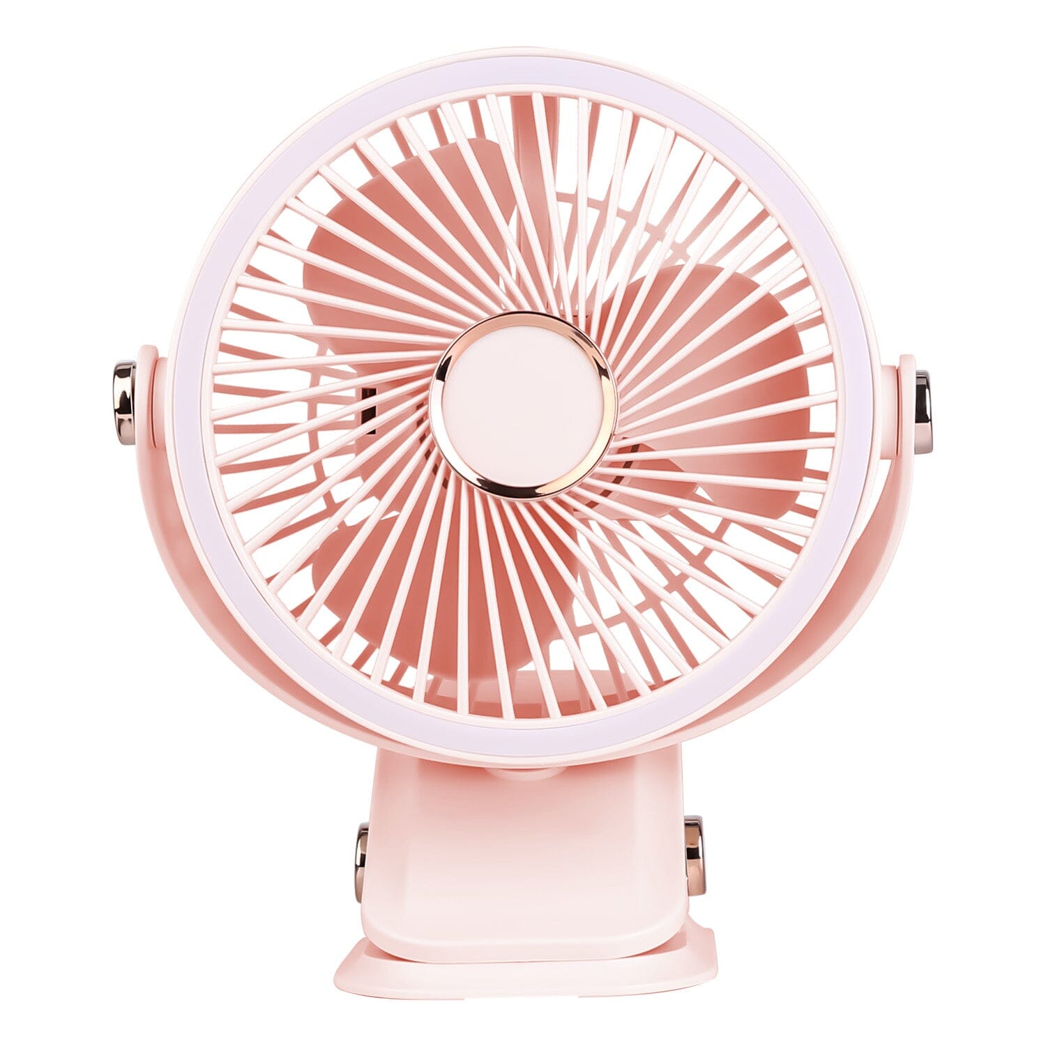 Portable Quiet Rechargeable Clip-On Fan Household Appliances Pink - DailySale