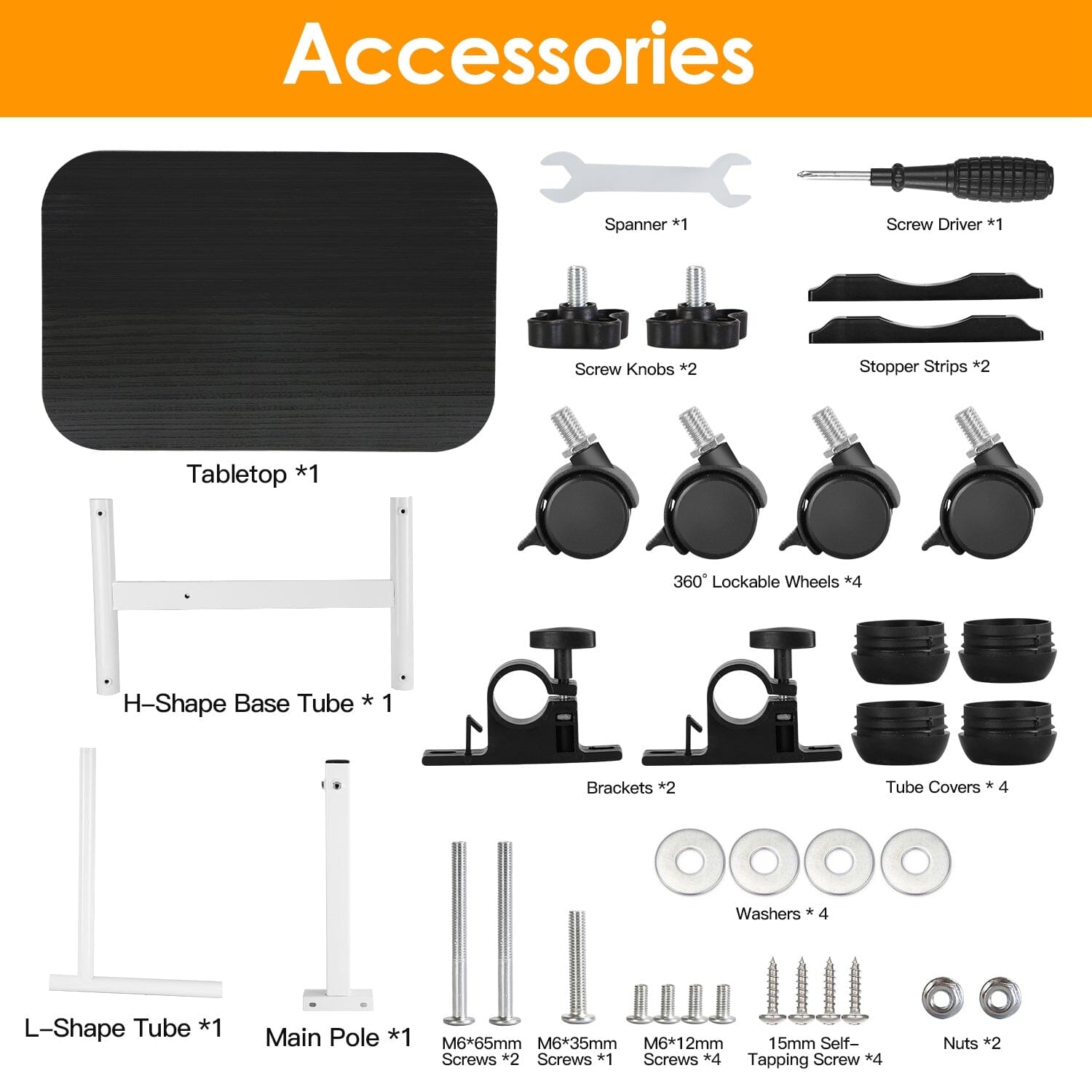 Portable Rolling Laptop Table Computer Accessories - DailySale