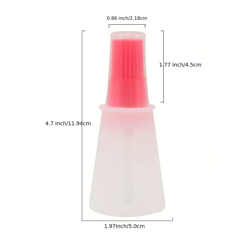 Portable Silicone Oil Bottle with Brush Kitchen Tools & Gadgets - DailySale