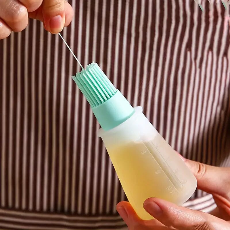 Portable Silicone Oil Bottle with Brush Kitchen Tools & Gadgets - DailySale