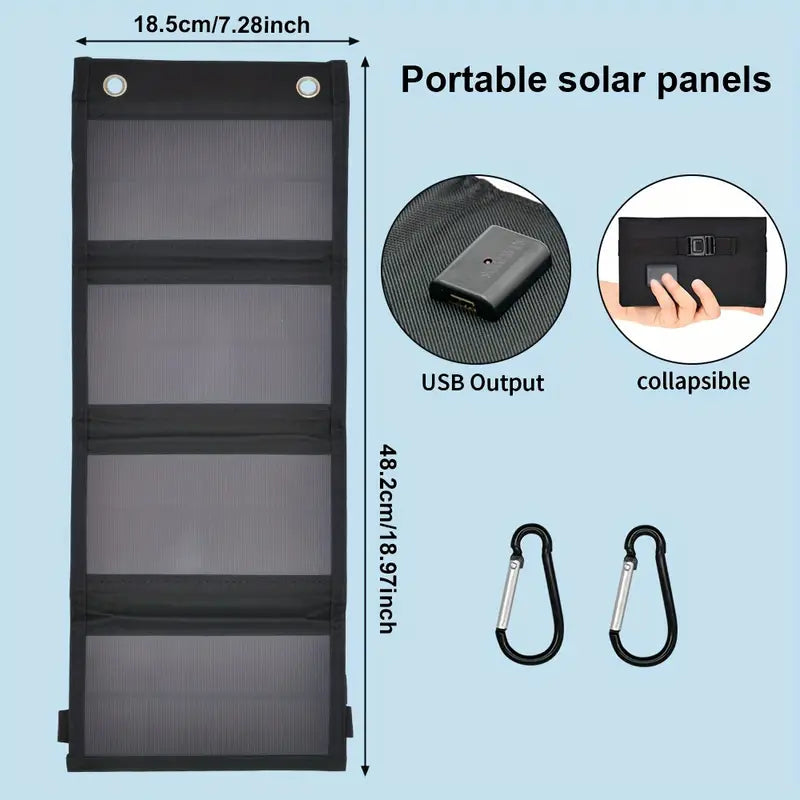 Portable USB Foldable Solar Panels Sports & Outdoors - DailySale