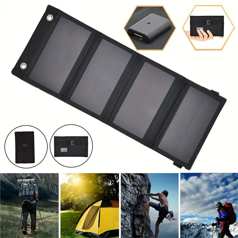 Portable USB Foldable Solar Panels Sports & Outdoors - DailySale