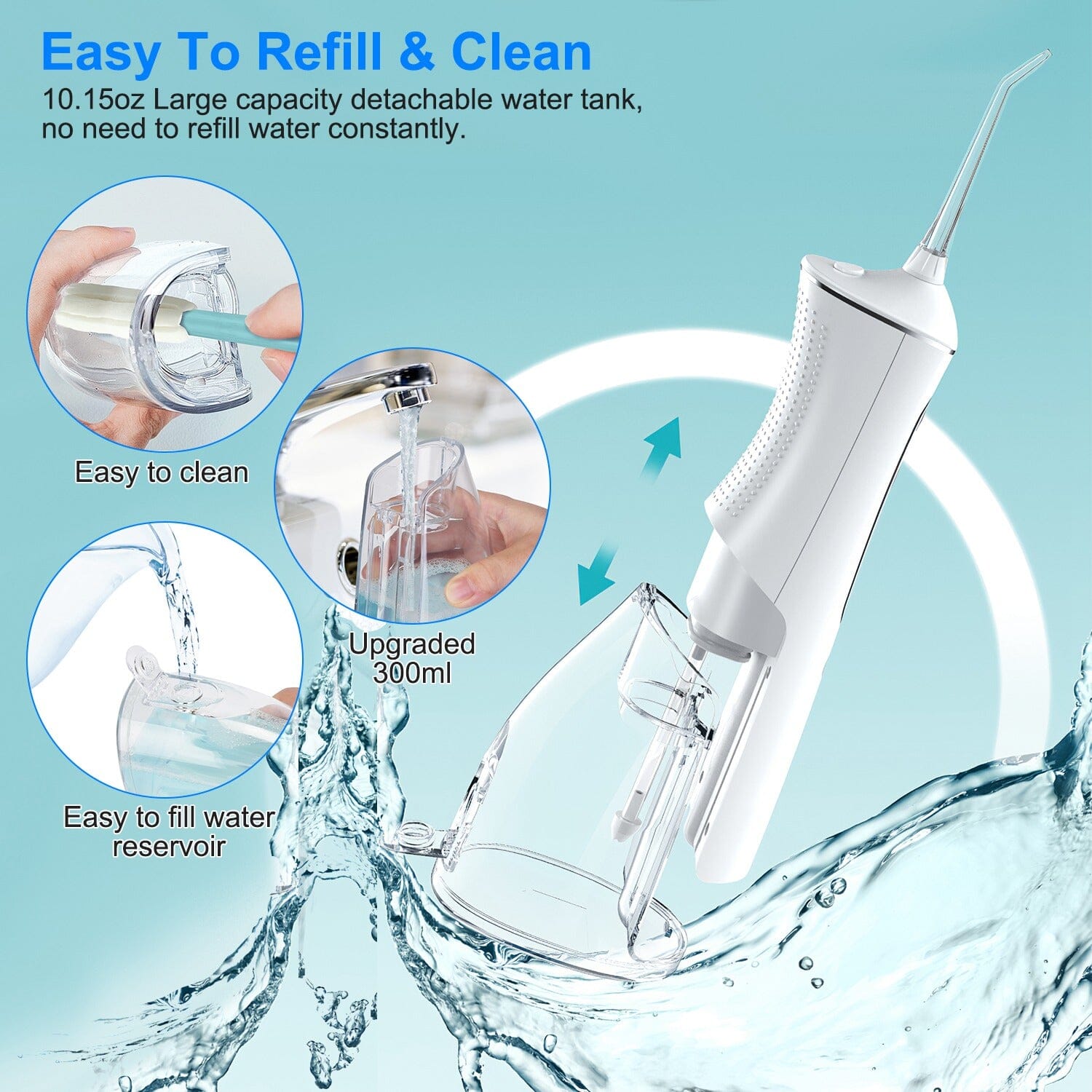 Portable Water Dental Flosser Beauty & Personal Care - DailySale