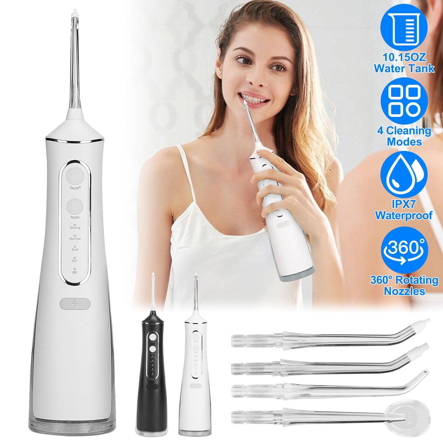 Portable Water Dental Flosser Beauty & Personal Care - DailySale