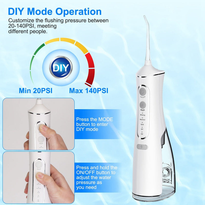 Portable Water Dental Flosser Beauty & Personal Care - DailySale