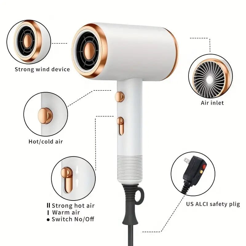 Powerful Ionic Hair Dryer with Diffuser Beauty & Personal Care - DailySale