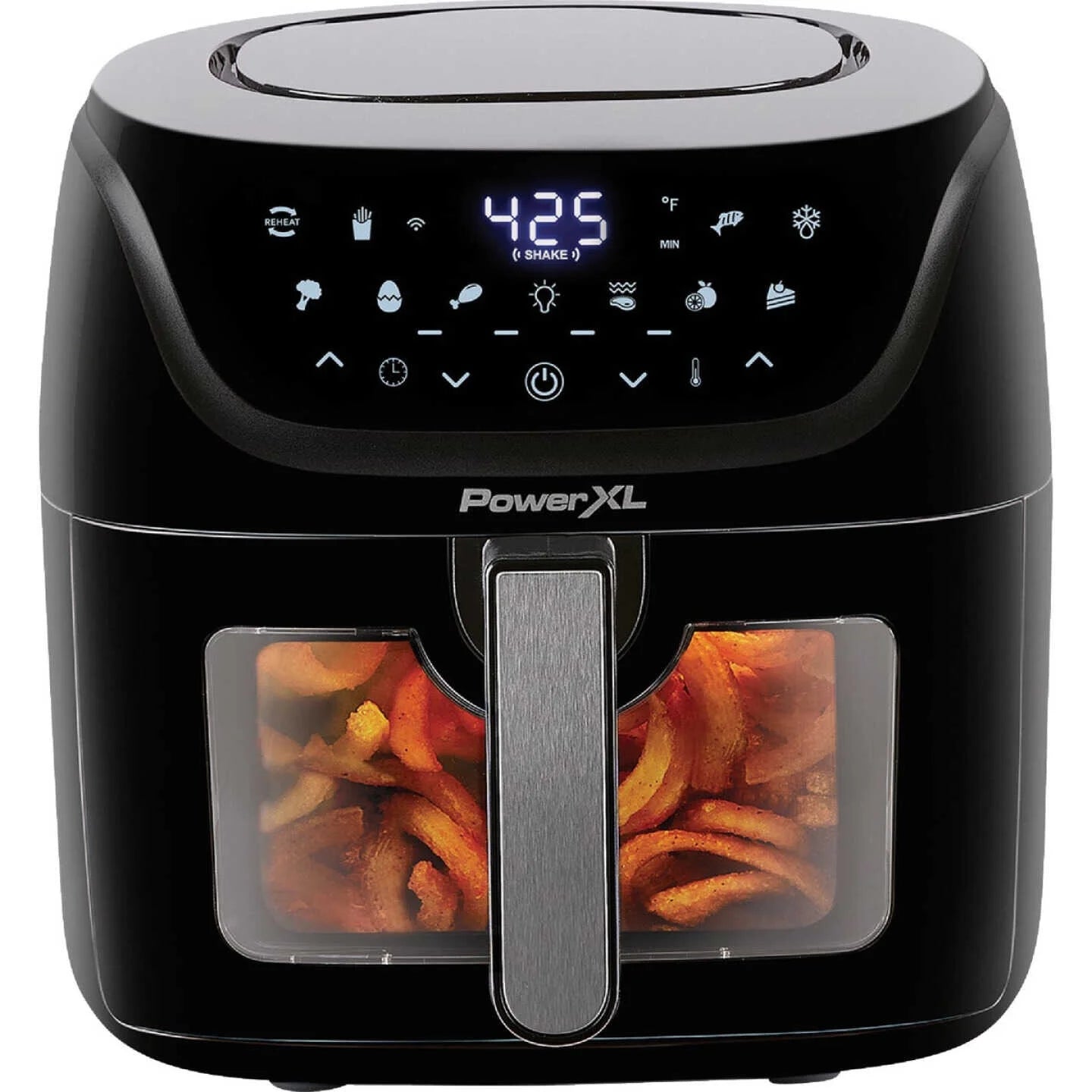 PowerXL 4-Quart Digital Air Fryer with Fry Tray, 10 Presets, One Touch LED Panel Kitchen Appliances - DailySale