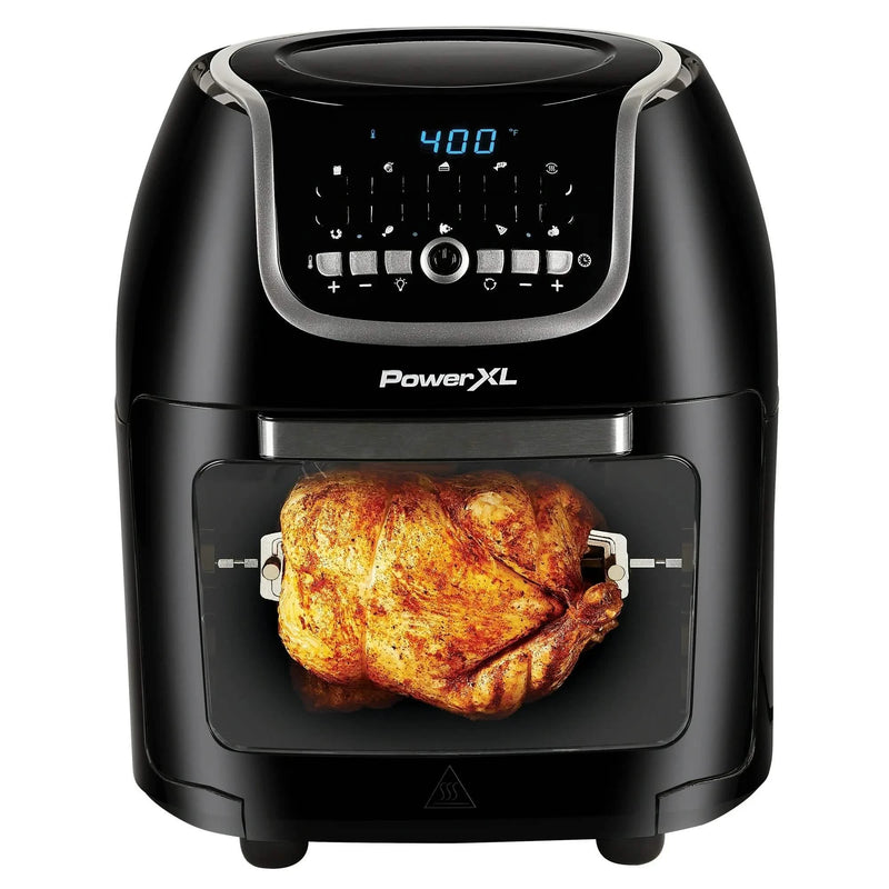 PowerXL Vortex Air Fryer Pro Plus 10 Quart Capacity, Black, 1700 Watts (Black) Kitchen Appliances - DailySale