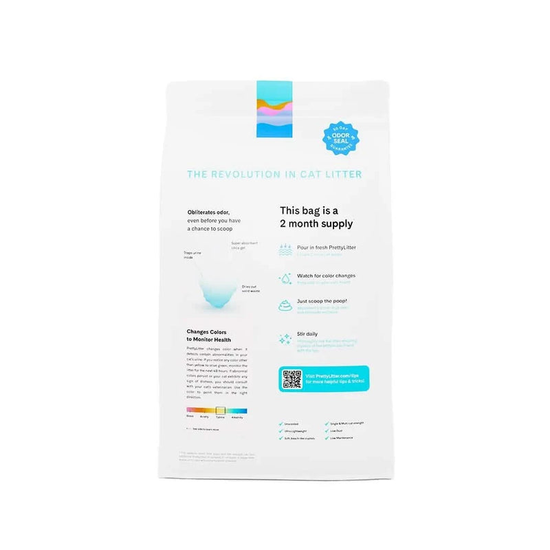 PrettyLitter Cat Litter 8 lb Health Monitoring Cat Litter