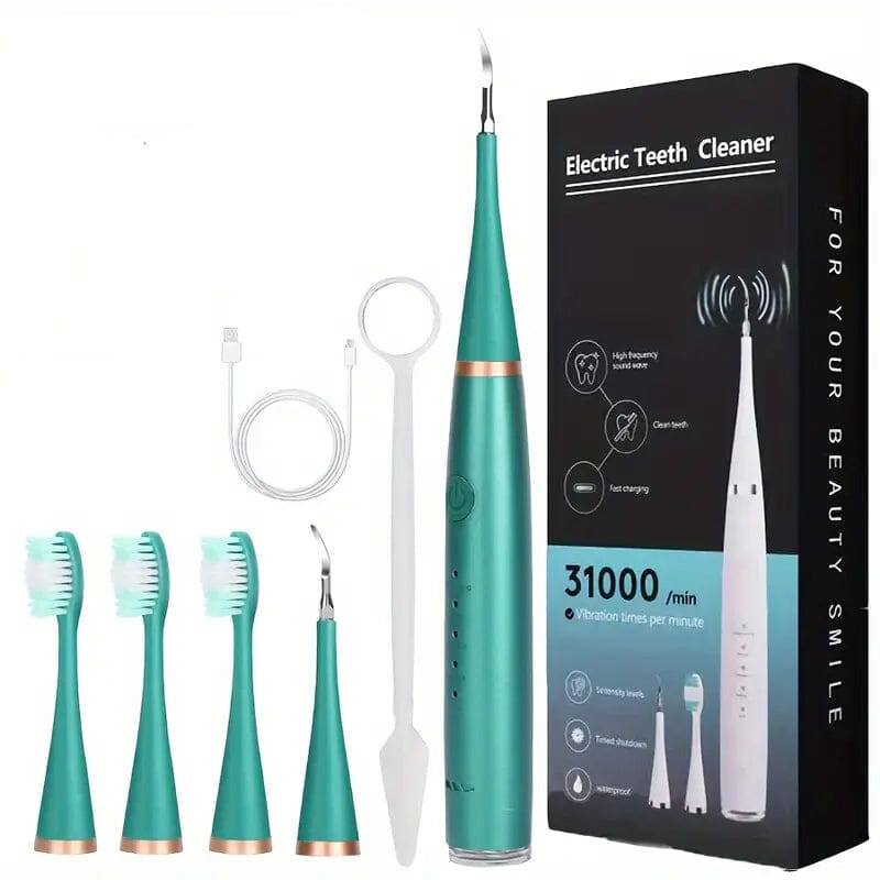 ProClean Electric Teeth Whitening Tool Set Beauty & Personal Care Green - DailySale