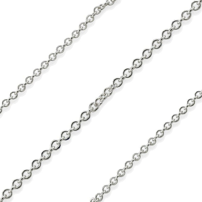 Italian Sterling Silver Necklace — 4 Chain Styles