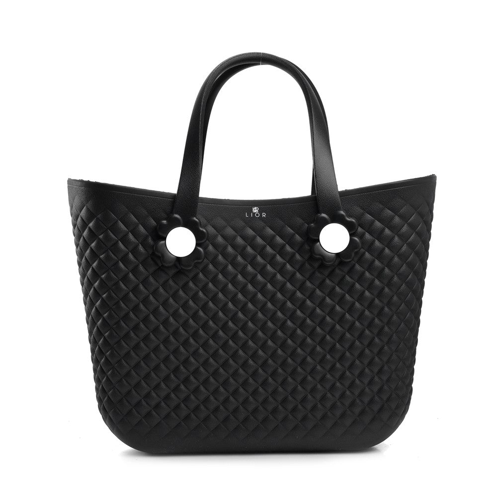 Lior Rubber Textured Large Tote Bag