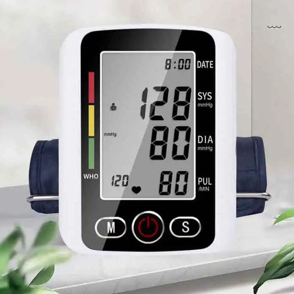 Blood Pressure Digital Upper Arm Automatic Heart Rate Monitor