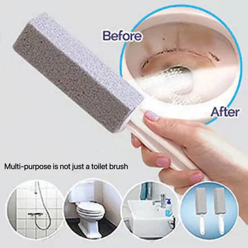 Pumice Toilet Brush Toilet Cleaner Stone with Handle Bath - DailySale