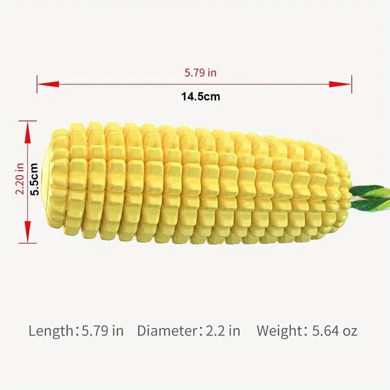 Puppy Dog Teeth Chew Squeaky Interactive Corn Toy Pet Supplies - DailySale