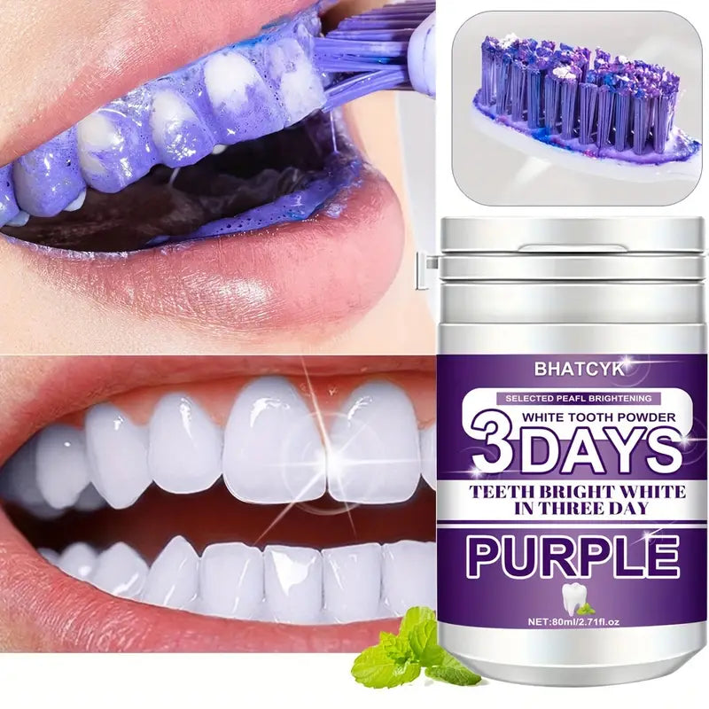 Purple Teeth Cleaning Powder Beauty & Personal Care - DailySale