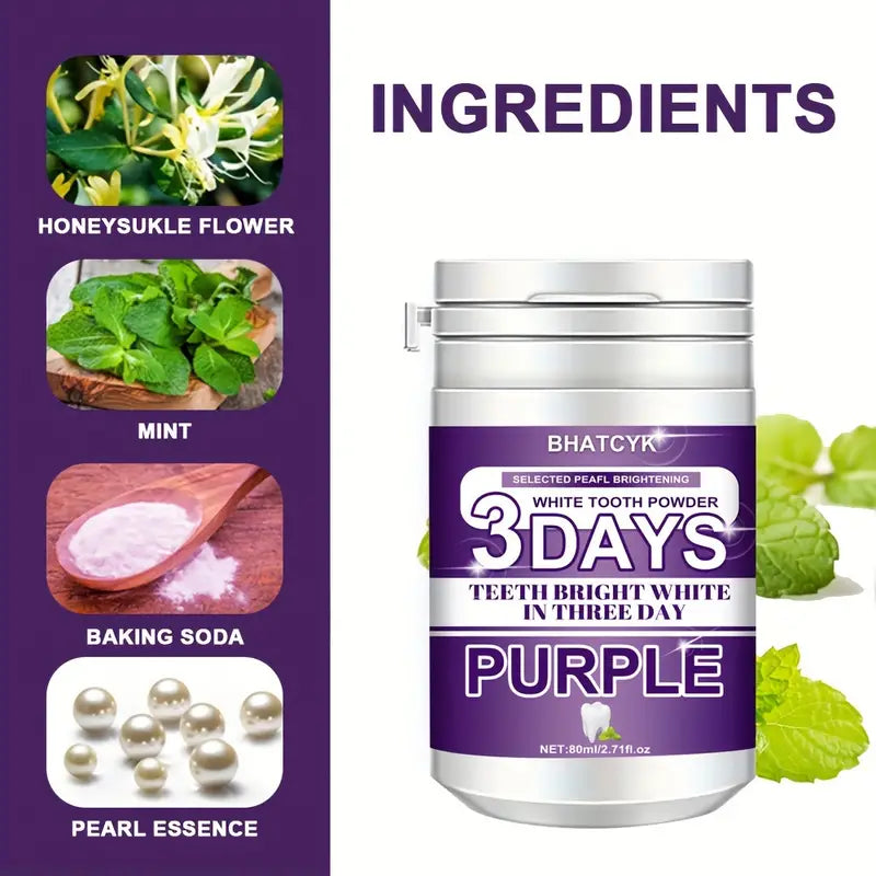 Purple Teeth Cleaning Powder Beauty & Personal Care - DailySale