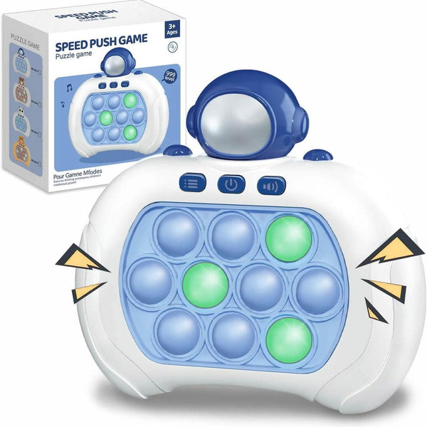 Pop It Electrónico Con Luces Y Sonidos | Juego Quick Push De Burbujas | 4 Modos De Juego Para Niños Y Adultos | Alivia El Estrés Y Mejora La Concentración | Regalo De Halloween Y Navidad